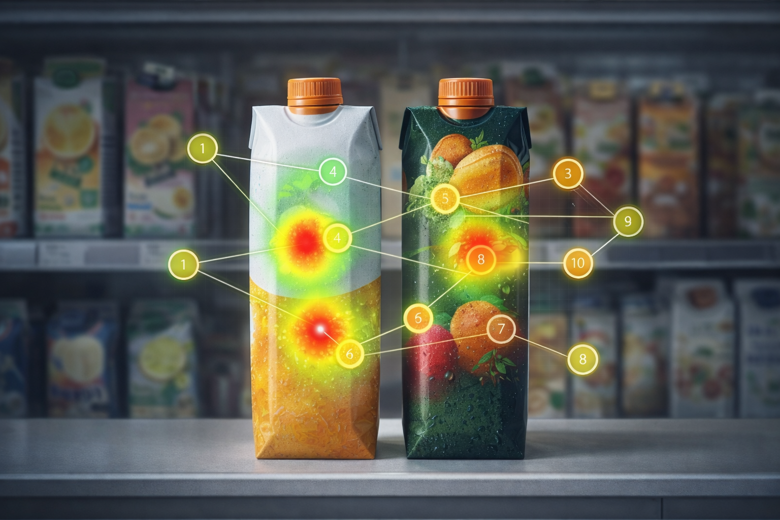 Eye tracking test ambalaje